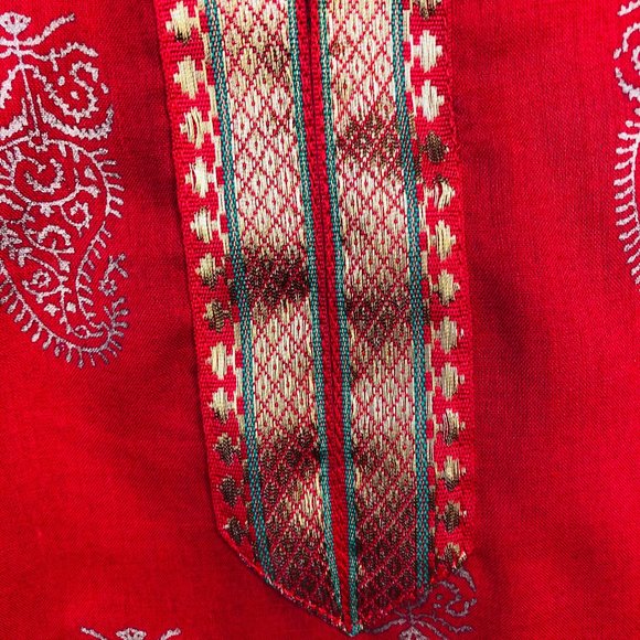 Stunning Hand Crafted Indian Tunic / Dress- NWOT - Picture 7 of 7